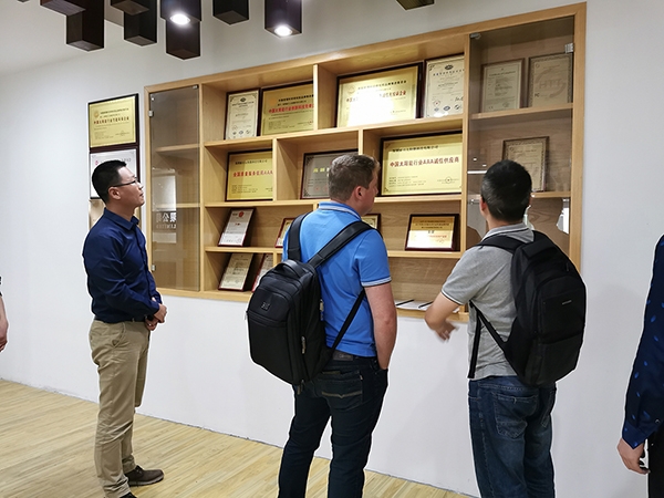 Customer visit of Shenzhen Sopray Solar Technology Co., Ltd